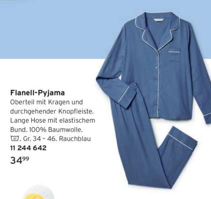 Flanell-Pyjama