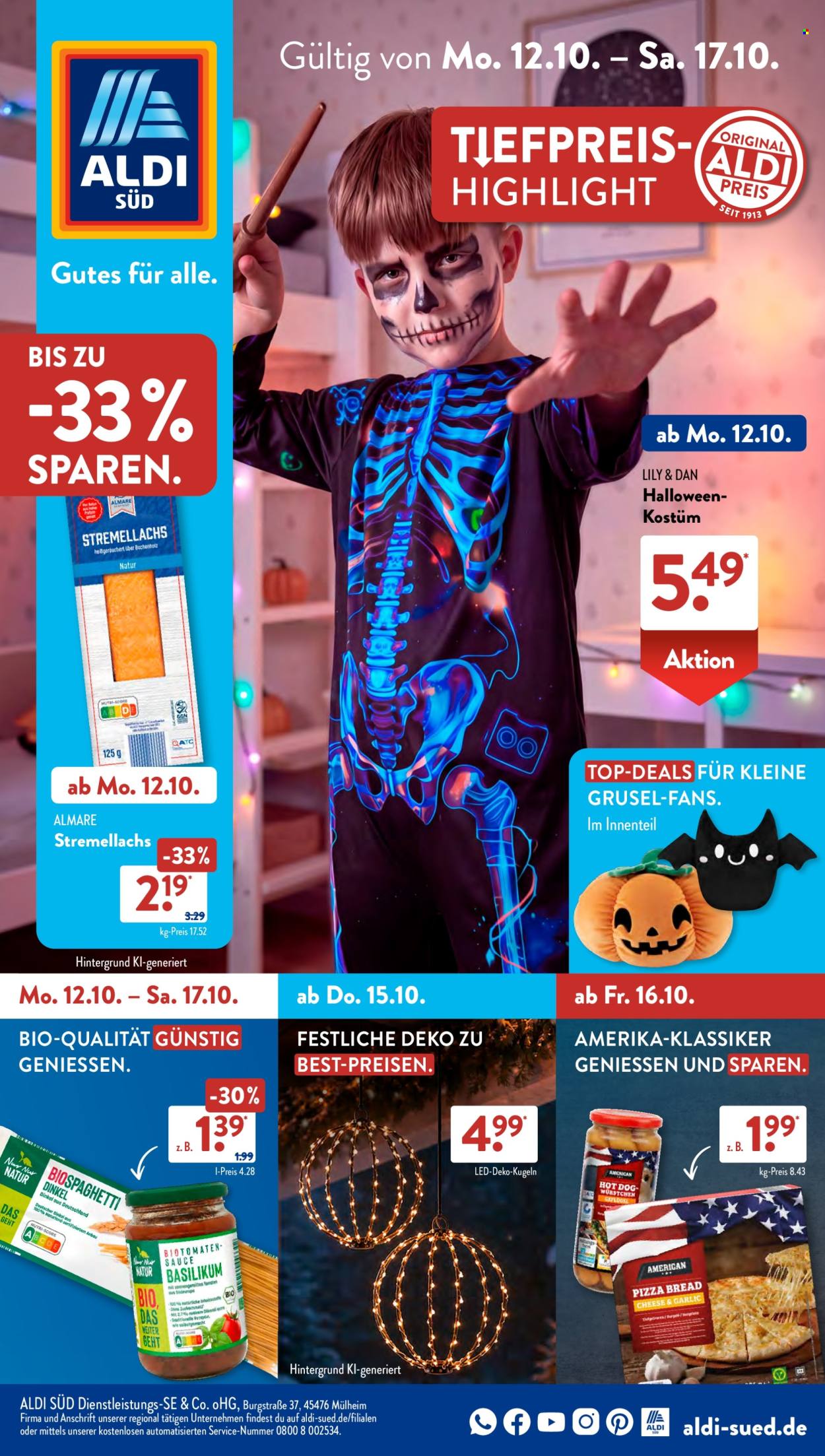 ALDI SÜD Prospekte  - 12.10.2026 - 17.10.2026. Seite 1