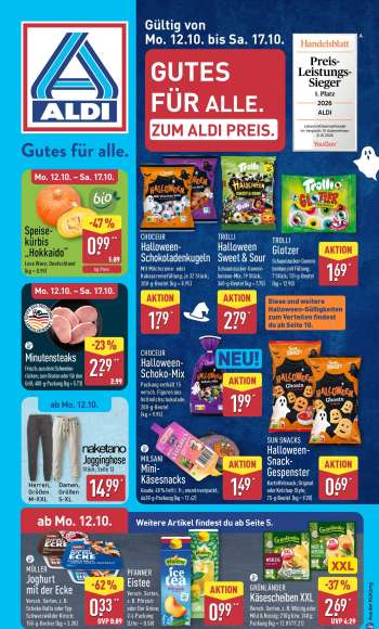 Prospekte ALDI Nord - 12.10.2026 - 17.10.2026.
