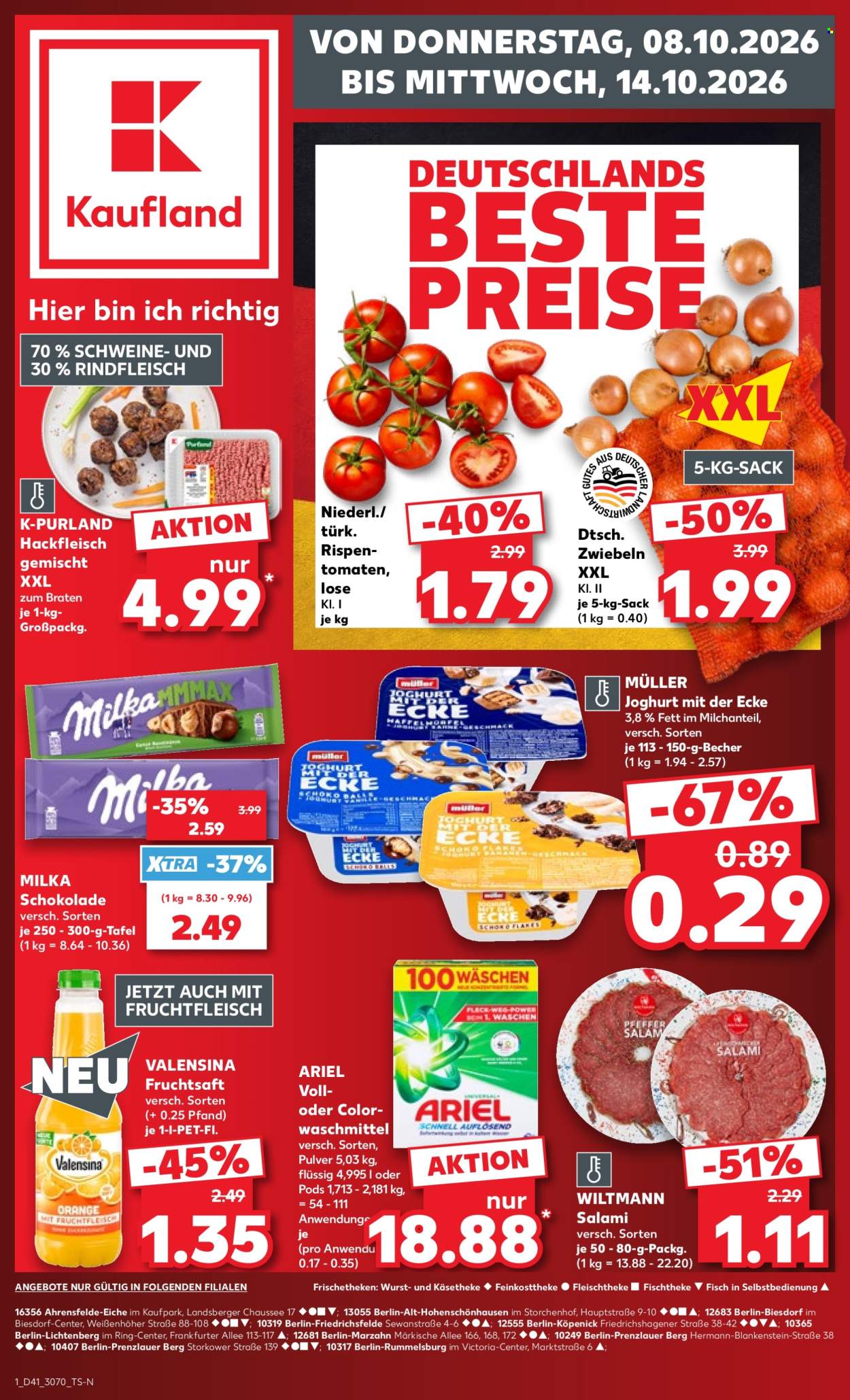 Kaufland Prospekte  - 8.10.2026 - 14.10.2026. Seite 1