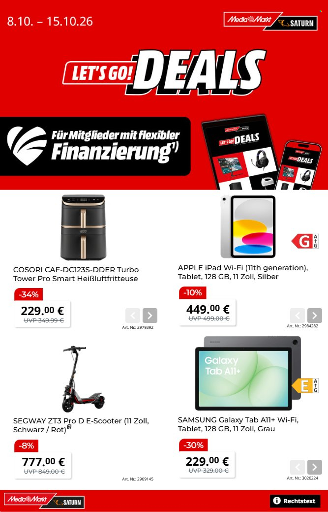 MediaMarkt Prospekte  - 8.10.2026 - 15.10.2026. Seite 1