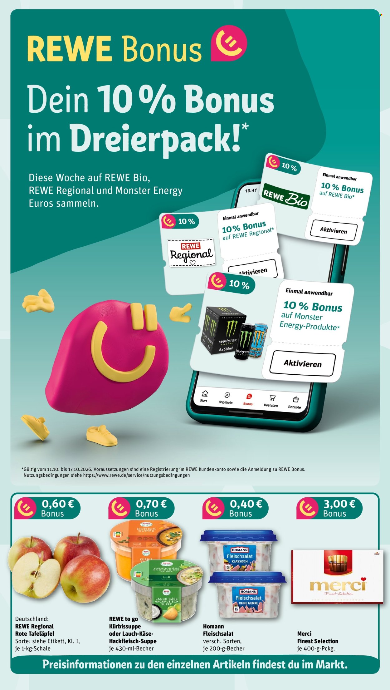 REWE Prospekte  - 12.10.2026 - 18.10.2026. Seite 3