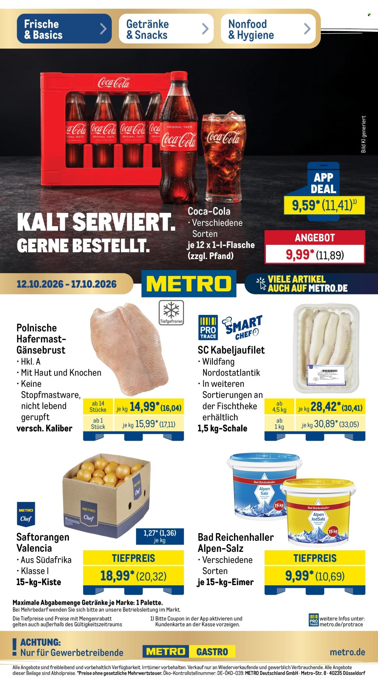 Metro Prospekte  - 12.10.2026 - 17.10.2026. Seite 1