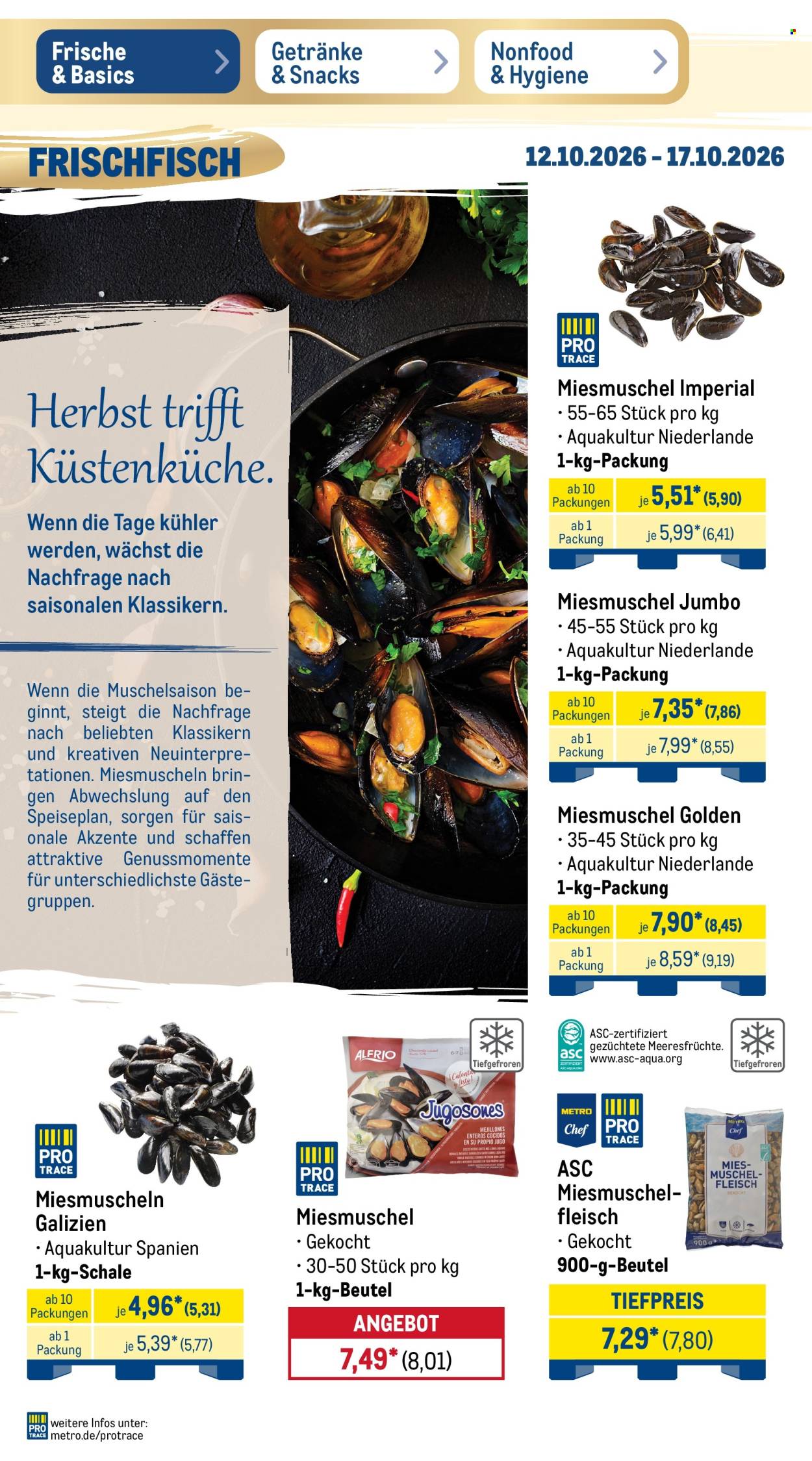 Metro Prospekte  - 12.10.2026 - 17.10.2026. Seite 7