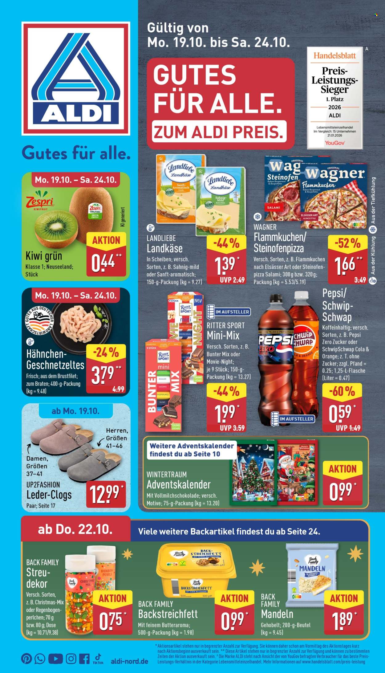 ALDI Nord Prospekte  - 19.10.2026 - 24.10.2026. Seite 1