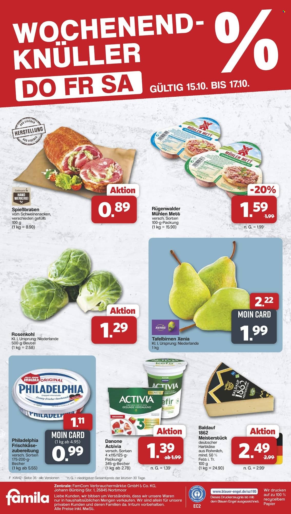 famila Prospekte  - 12.10.2026 - 17.10.2026. Seite 38