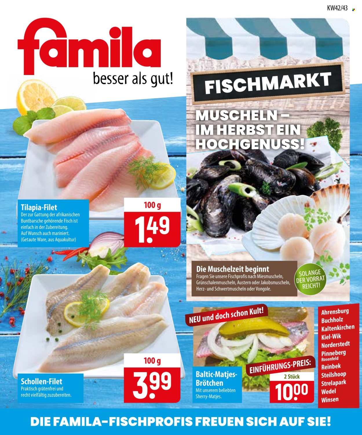 famila Prospekte  - 12.10.2026 - 24.10.2026. Seite 1