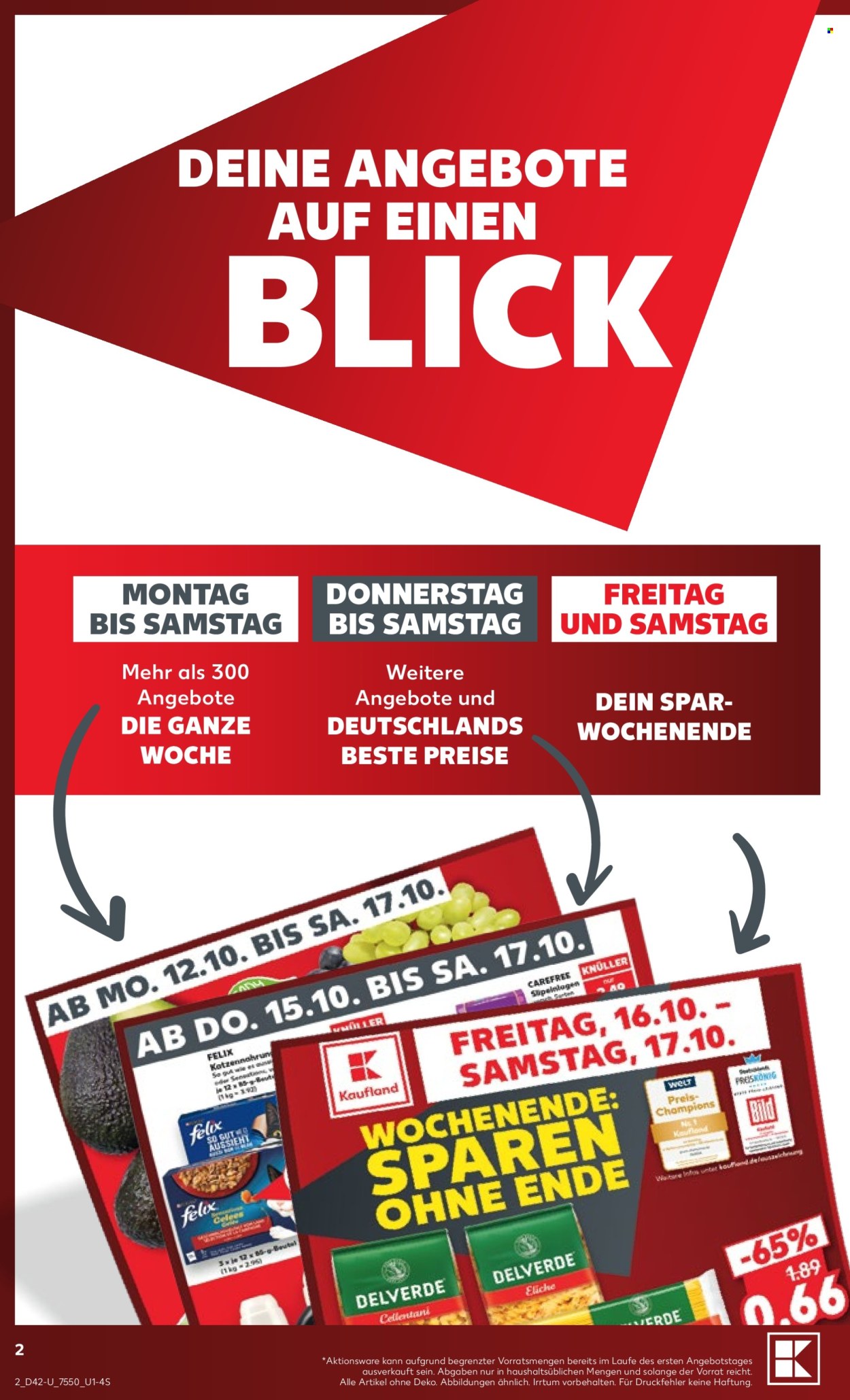 Kaufland Prospekte  - 12.10.2026 - 17.10.2026. Seite 2