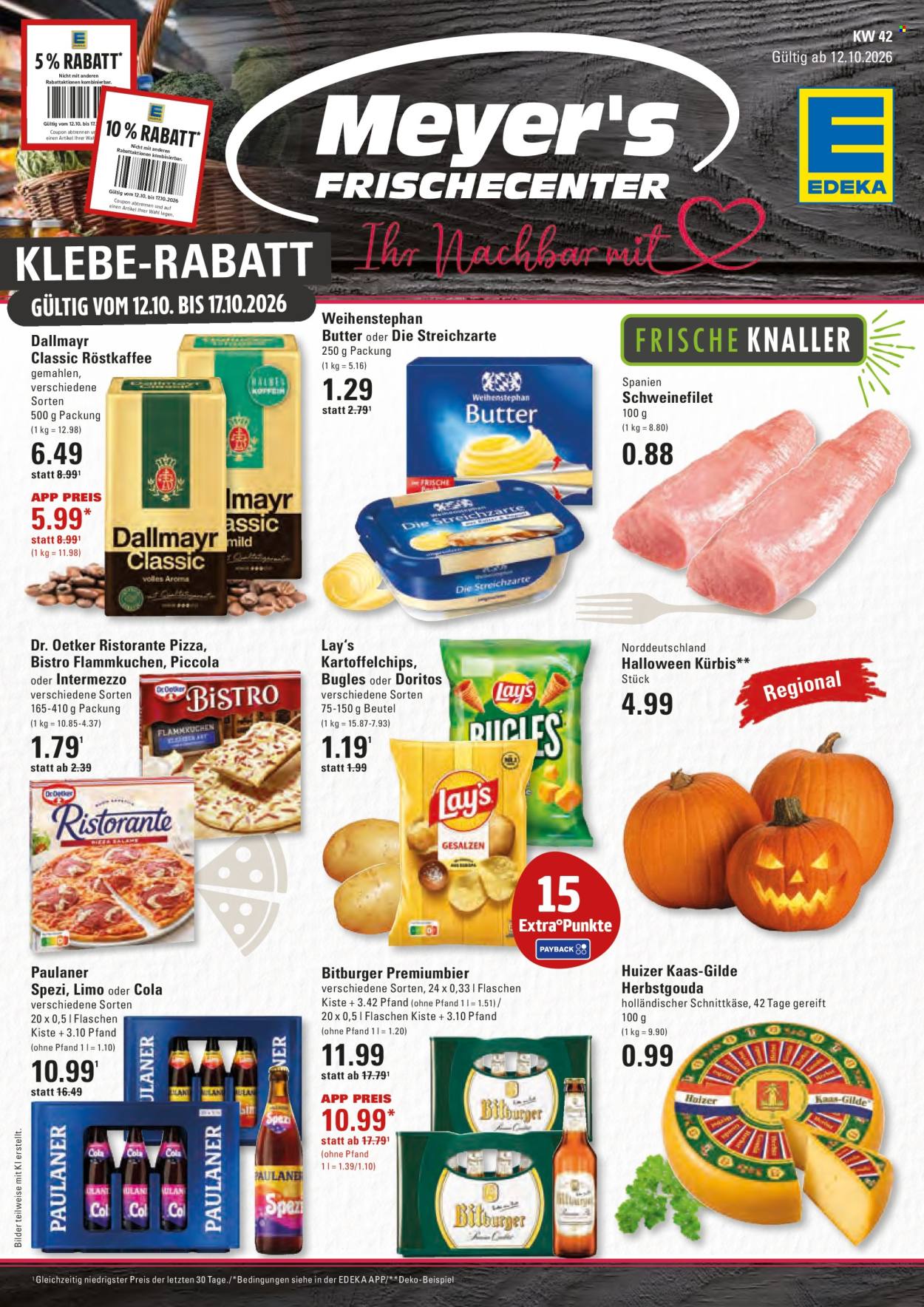 Edeka Prospekte  - 12.10.2026 - 17.10.2026. Seite 1