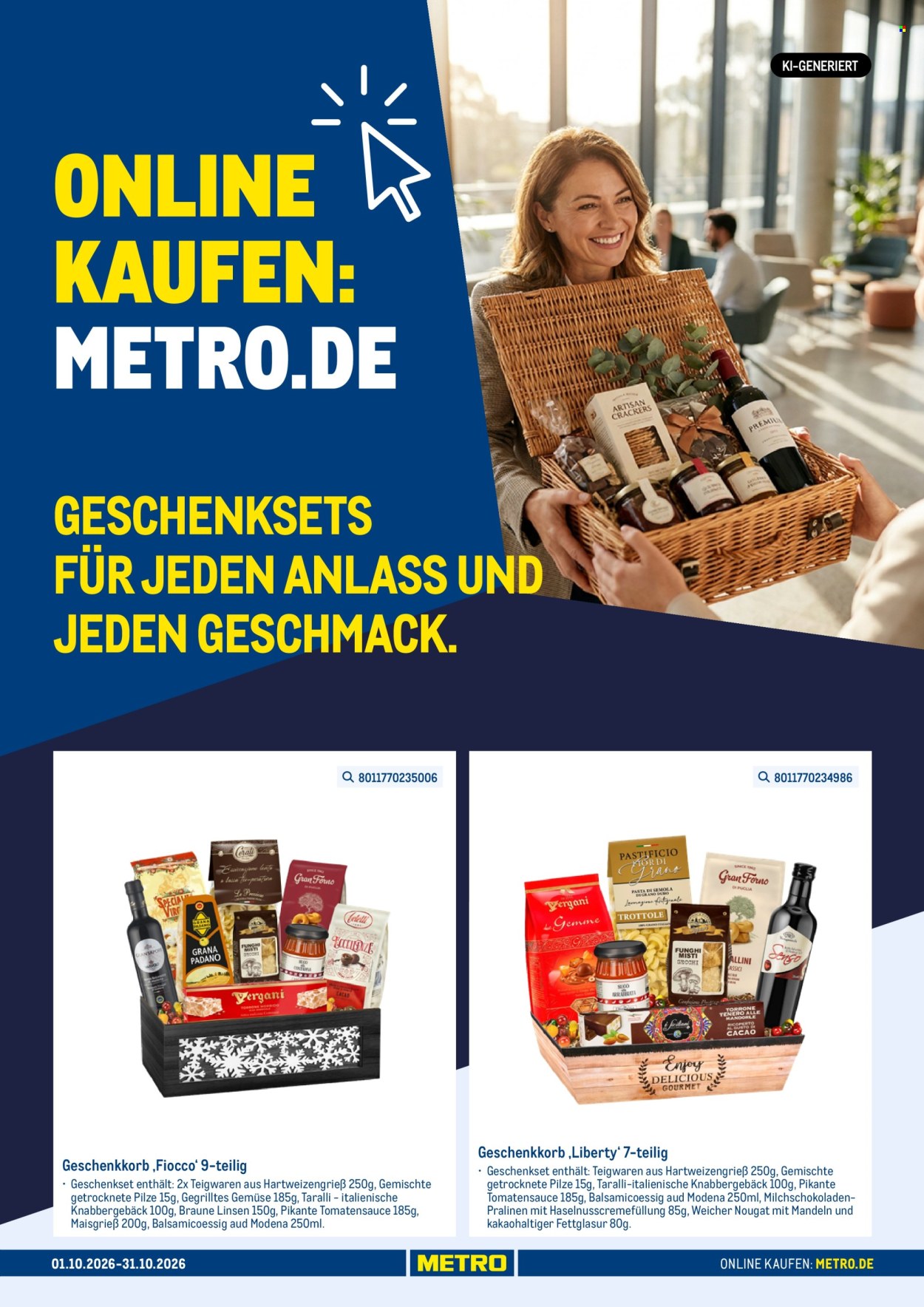 Metro Prospekte  - 2.10.2026 - 31.12.2026. Seite 1