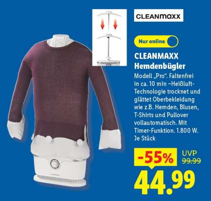 CLEANmaxx Hemdenbügler