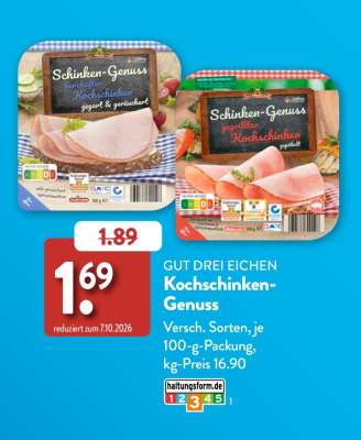 GUT DREI EICHEN Kochschinken-Genuss