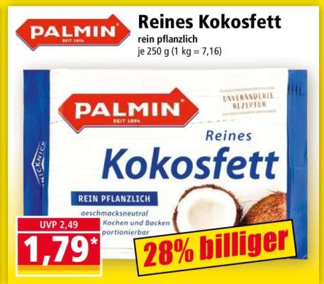 Reines Kokosfett