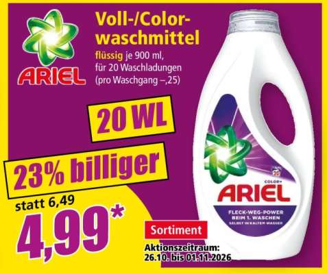 ARIEL Voll-/Colorwaschmittel