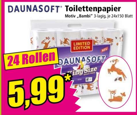 DAUNASOFT Toilettenpapier