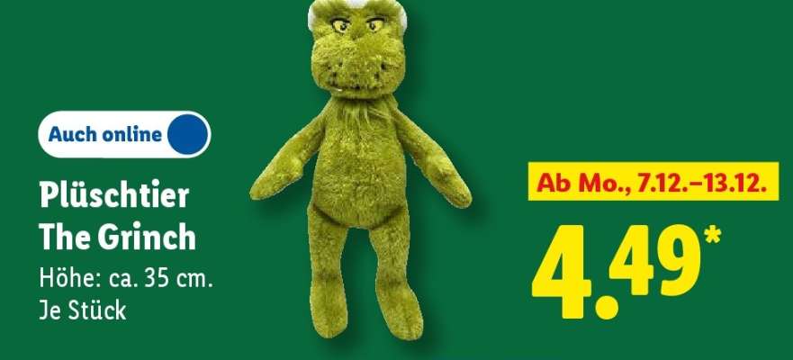 Plüschtier The Grinch