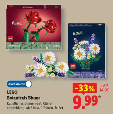 Lego Botanicals Blume