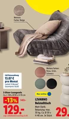2-Sitzer-Loungesofa