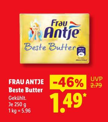 Frau Antje Beste Butter