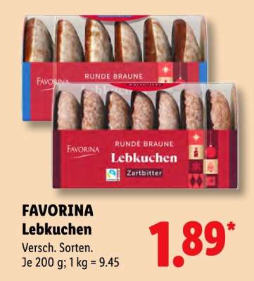 FAVORINA Lebkuchen
