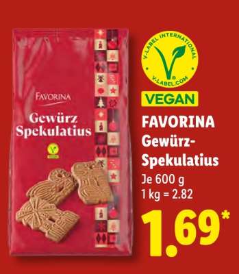 Favorina Gewürz-Spekulatius