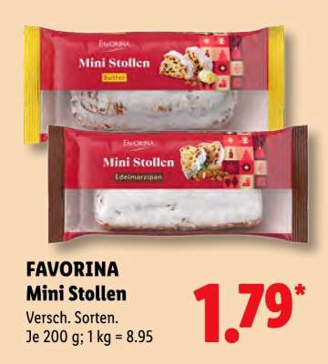 Favorina Mini Stollen
