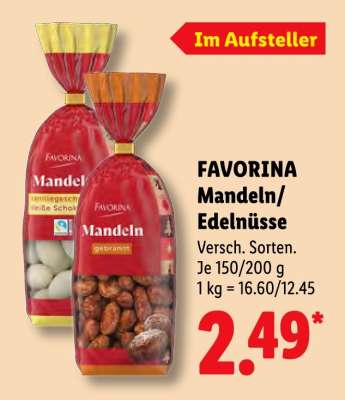 Favorina Mandeln/Edelnüsse