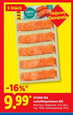Ocean Sea Lachsfiletportionen XXL