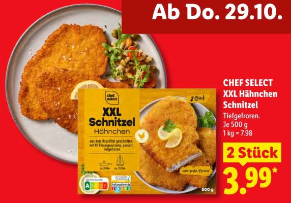Chef Select XXL Hähnchen-Schnitzel