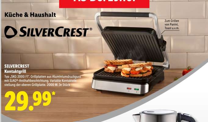 Silvercrest Kontaktgrill
