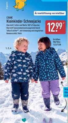Kleinkinder-Schneejacke