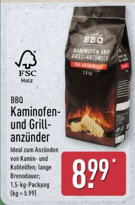 BBQ Kaminofen- und Grillanzünder