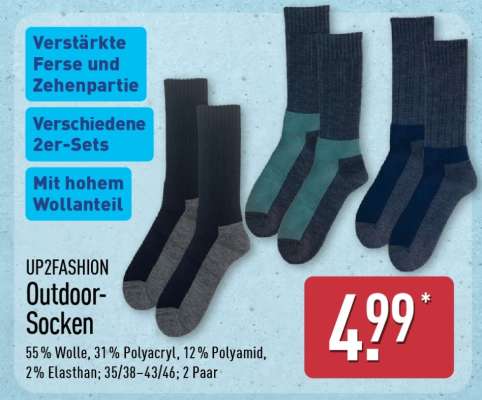 UP2FASHION Outdoor-Socken