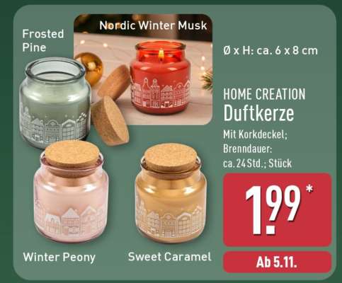 HOME CREATION Duftkerze