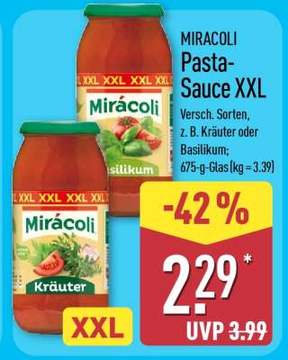 MIRACOLI Pasta-Sauce XXL