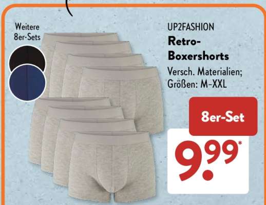 UP2FASHION Retro-Boxershorts