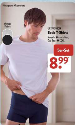 UP2FASHION Basic-T-Shirts