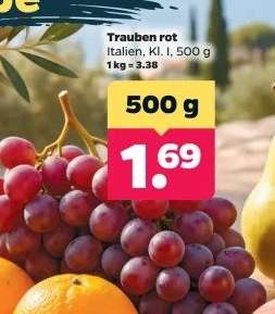 Trauben rot