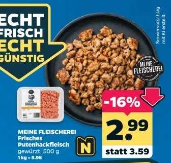 Meine Fleischerei Frisches Putenhackfleisch