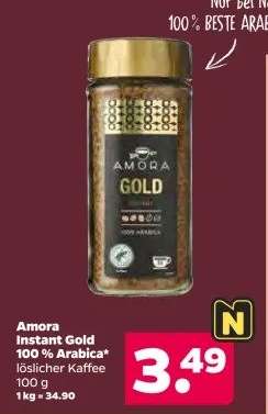 Amora Instant Gold 100% Arabica