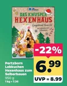 Pertzborn Lebkuchen Hexenhaus zum Selberbauen