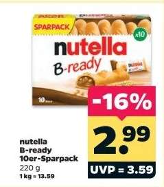 nutella B-ready 10er-Sparpack