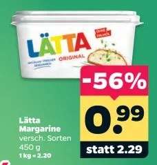 Lätta Margarine