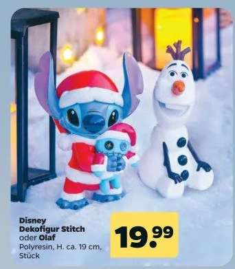 Disney Dekofigur Stitch oder Olaf