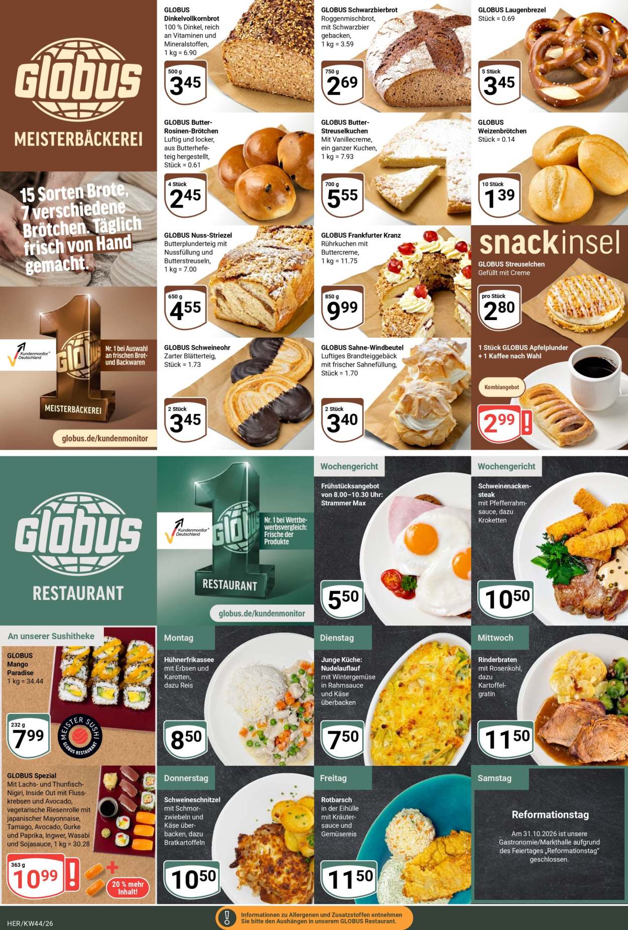 Globus Prospekte  - 26.10.2026 - 31.10.2026. Seite 5