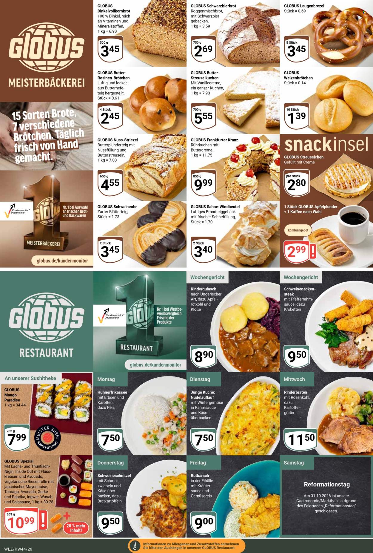 Globus Prospekte  - 26.10.2026 - 31.10.2026. Seite 7