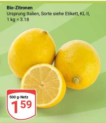 Bio-Zitronen