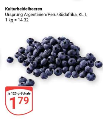 Kulturheidelbeeren
