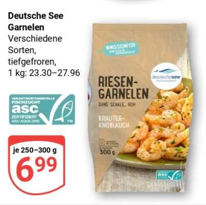 Deutsche See Garnelen