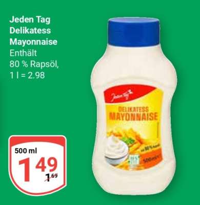 Jeden Tag Delikatess-Mayonnaise